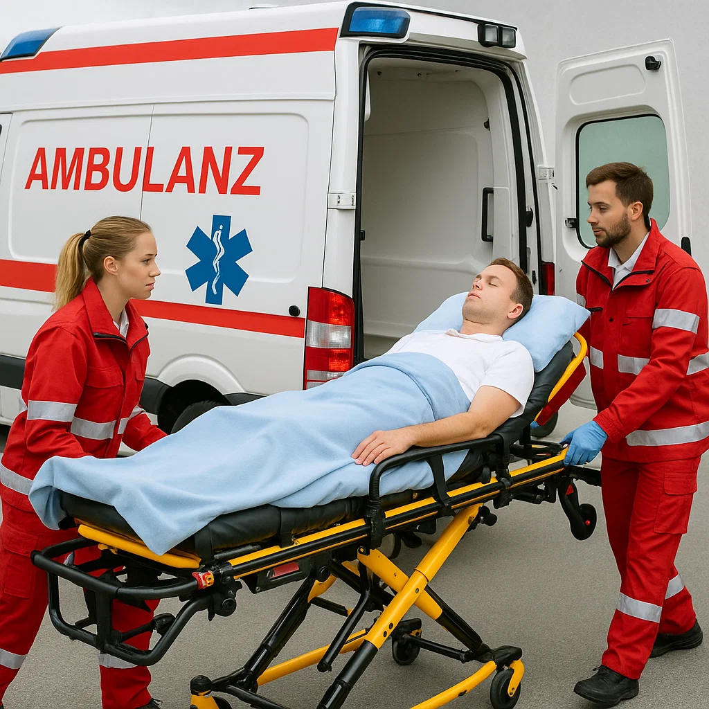 Private Fahrten mit dem Krankentransport